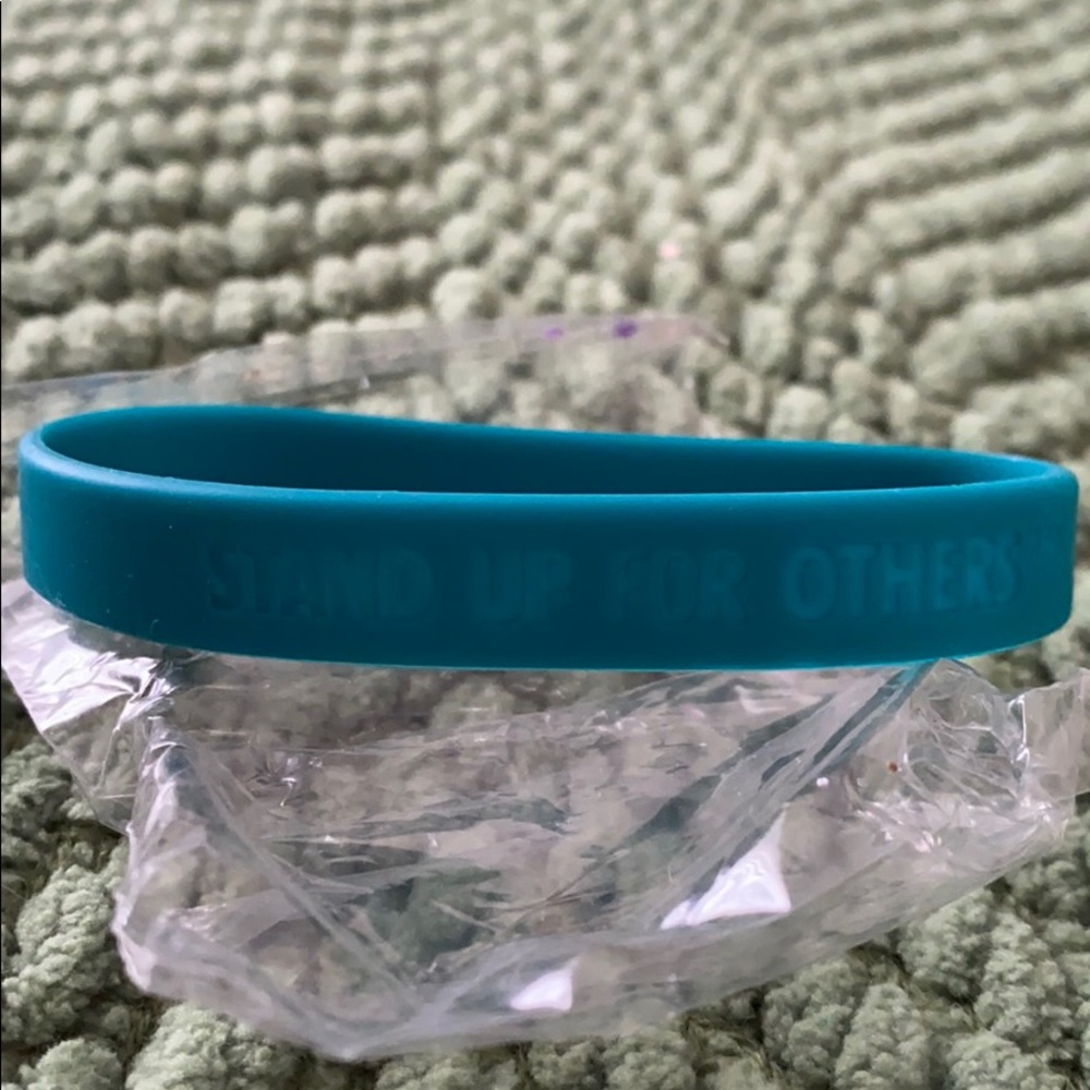 Stand up for others bracelet.